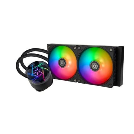 Dissipatore cpu a liquido silverstone novapeak 240mm nero [sst-np240-argb]