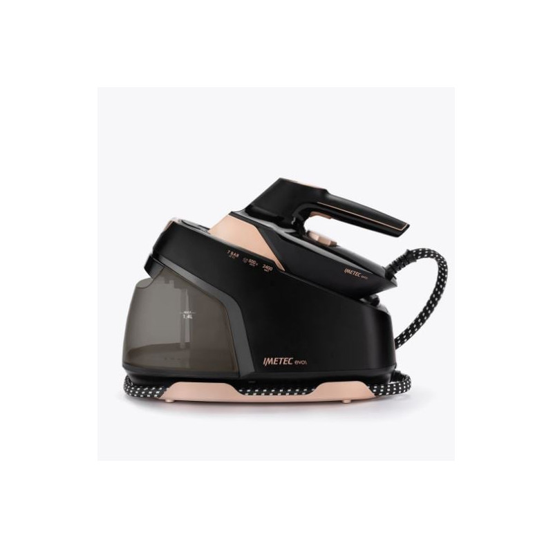 Ferro da stiro a caldaoa imetec evos 2400w nero/oro rosa [9034]