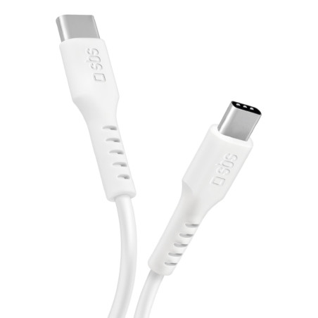 Cavo usb sbs usb-c a usb-c 1m bianco [tecabletcc10w]