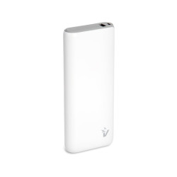 Batteria portatile vultech powerbank 20000mah bianco [vpb-dl20wh]