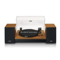 Giradischi lenco ls-310wd bluetooth nero/legno