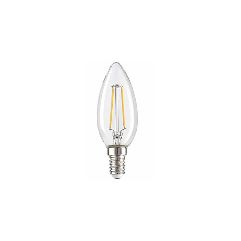 Lampada philips filamenti oliva e14 6.5w [mzdphican6084g2]