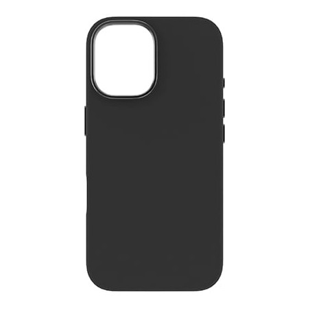 Custodia tunit ttip16msbk soft touch per iphone 16 nero