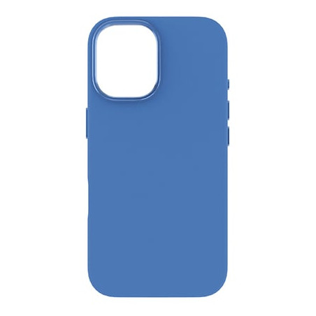 Custodia tunit ttip16msbl soft touch per iphone 16 blu