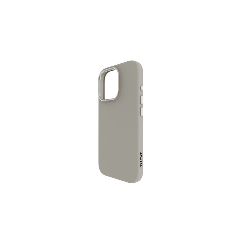 Custodia tunit soft touch per iphone 16 pro argilla