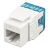 Frutto keystone techly rj45 utp cat.6 180 bianco