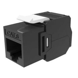 Frutto keystone techly rj45 utp cat.6 tooless nero
