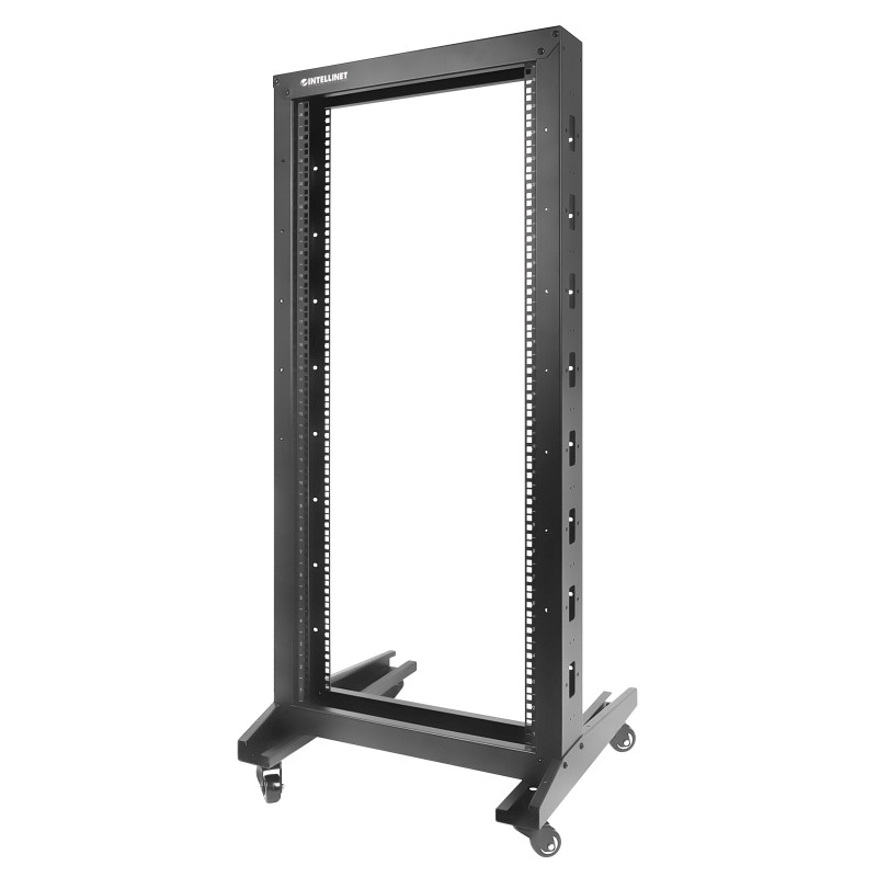 Open frame intellinet rack 19'' 26u 2 montanti nero