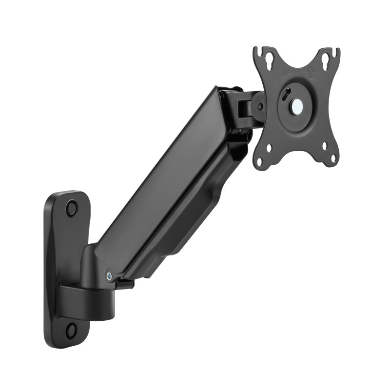 Supporto monitor techly per tv 17-32'' con molla nero