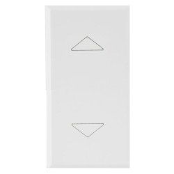Commutatore ave whitek s44 2 pulsanti 1p 10ax 250v 1 modulo bianco