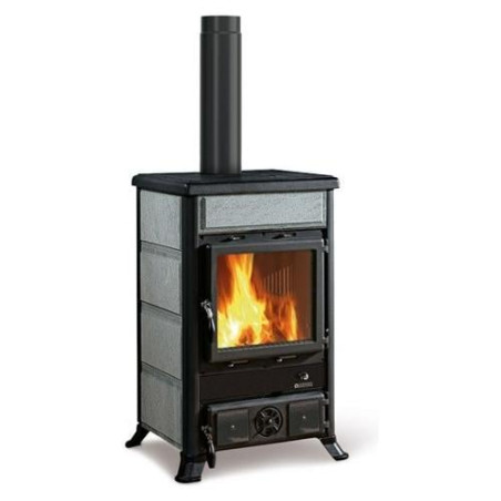 Stufa a legna la nordica rossella r1 5.0 9kw classe a+ pietra naturale