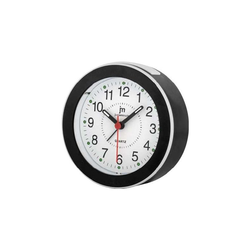 Sveglia lowell ja7061tb justaminute bianco/nero