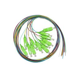 Set cavi pigtail fibra ottica link connettori sc apc singlemode 9/125