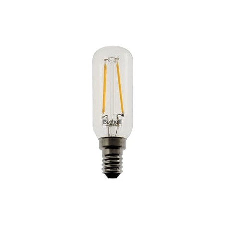 Lampadina led beghelli zafiroled tubolare 2w e14 250lm classe e [56436]
