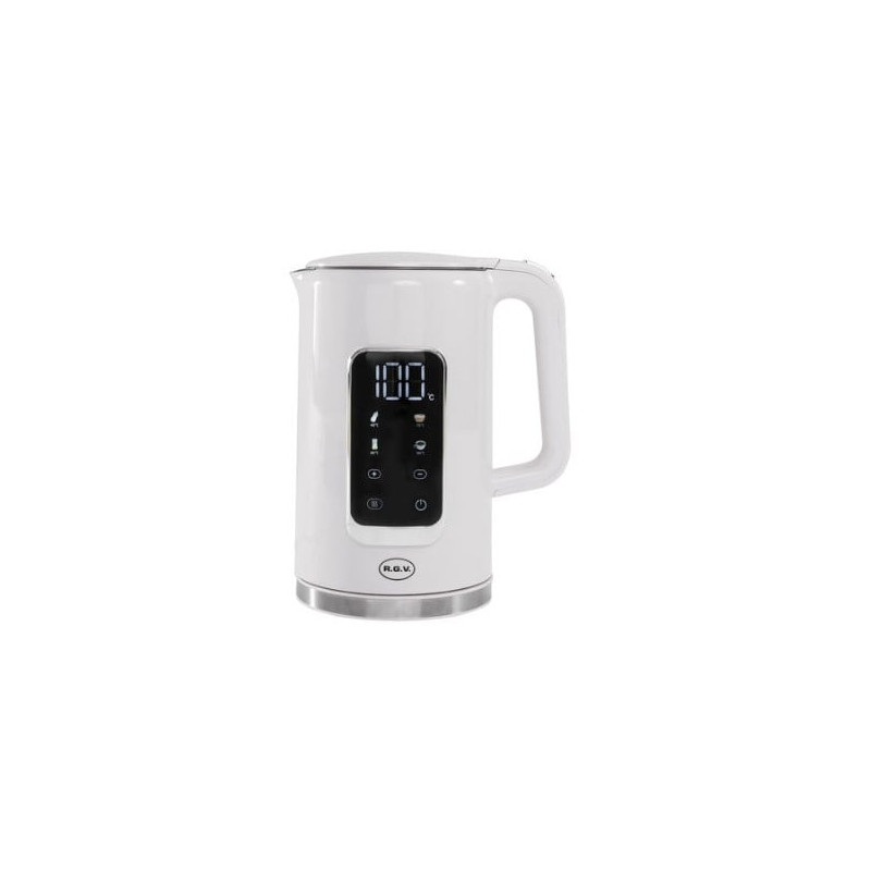 Bollitore rgv touch jug senza filo 1.7l 2200w bianco [bollitore elettrico