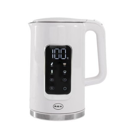Bollitore rgv touch jug senza filo 1.7l 2200w bianco [bollitore elettrico