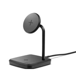 Base di ricarica cygnet qi2 2-in-1 wireless 15w nero