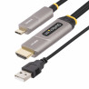 Cavo ottico attivo startech.com usb tipo a hdmi c 4k 60hz 15m nero