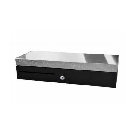 Cassetto contanti apg ecd460 460x100x170mm acciaio inossidabile nero
