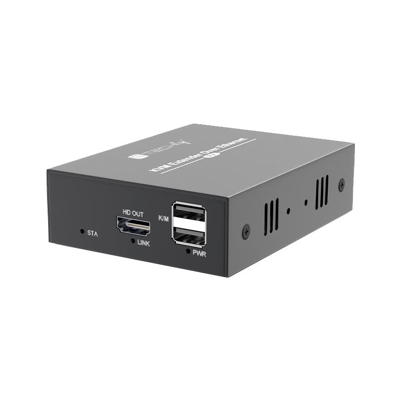 Ricevitore extender techly hdmi kvm su cavo cat.6 per extender 120m
