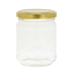 Set vasi cerve twist-off 63 liscio in vetro con capsula 0.200l