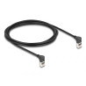 Cavo di rete patch delock rj-45 cat.6a s/ftp 2m nero [80282]
