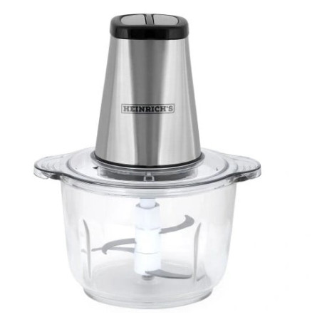 Tritatutto elettrico heinrich's hmz 8850 g 2l 500w argento/grigio