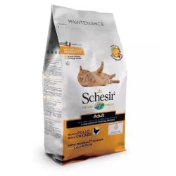 Cibo secco per gatti agras pet foods schesir adult ricco di pollo