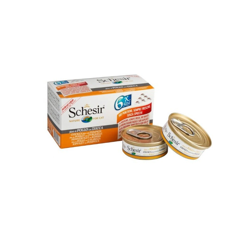 Cibo umido per gatti agras pet foods schesir filetti di pollo con