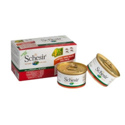 Cibo umido per cani agras pet foods schesir pollo con manzo in gelatina