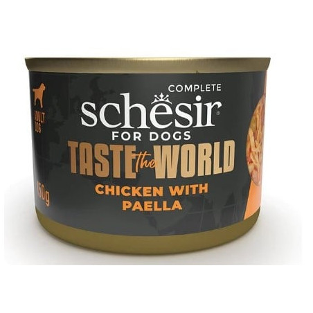 Cibo umido per cani agras pet foods schesir taste the world pollo