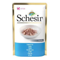 Cibo umido per gatti agras pet foods schesir tonno in gelatina 85g