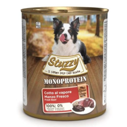 Cibo umido agras pet foods stuzzy monoproteine â??â??di manzo per