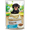 Cibo umido agras pet foods stuzzy sfilaccetti con carne di pesce