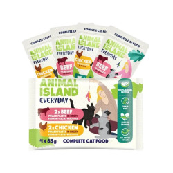Mangime animal island everyday filetti di pollo + manzo in brodo