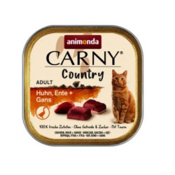 Mangime animonda carny country pollo anatra + oca per gatti 100g