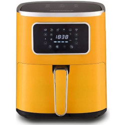 Friggitrice ad aria calda heinrich's senza olio 5l 1450w giallo