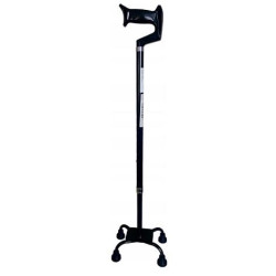 Bastone per sedia a rotelle mobilex da 66cm a 88cm/carico 100kg/nero