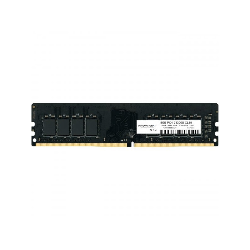 Ram dimm ddr4 1x8gb innovation it 3000mhz cl16 1.35v nero [inno8g3000s]