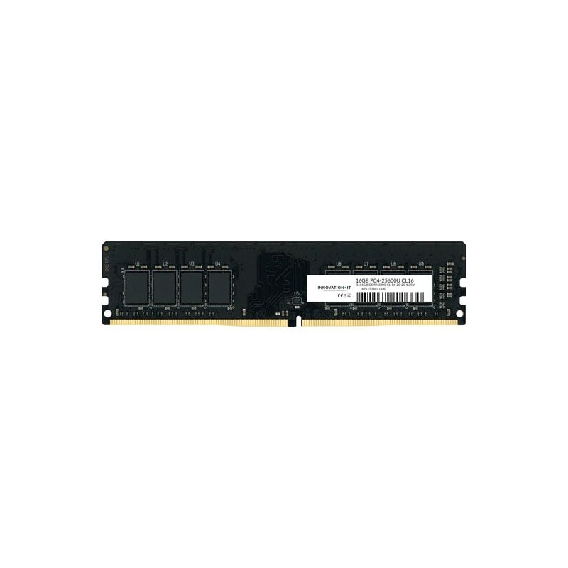 Ram dimm ddr4 1x16gb innovation it 3200mhz cl16 1.35v nero [4251538811330]