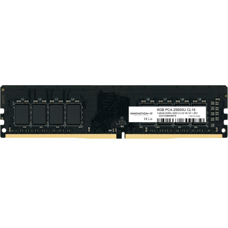 Ram dimm ddr4 1x8gb innovation it 3200mhz cl22 1.2v nero [inno8g3200ss]