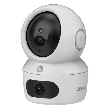 Telecamera ip ezviz h7c dual lens (4mp+4mp) wifi 2k da interno bianco