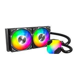 Dissipatore cpu a liquido montech hyper flow argb aio 240mm nero