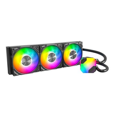 Dissipatore cpu a liquido montech hyper flow argb aio 360mm nero