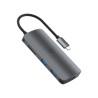 Adattatore multiporta cygnett usb-c 3.2gen 6in1 nero [cy3317hubc2]