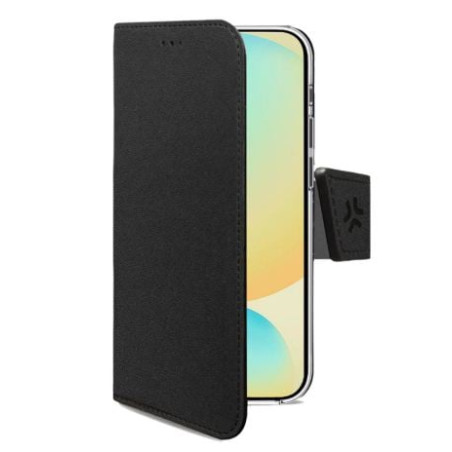 Custodia celly wally per galaxy s24 fe 7 45cm nero [wally1106]