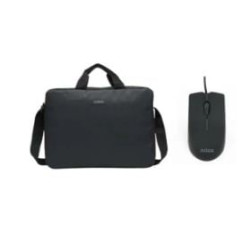 Borsa + mouse usb nilox polyester per notebook 15.6'' nero