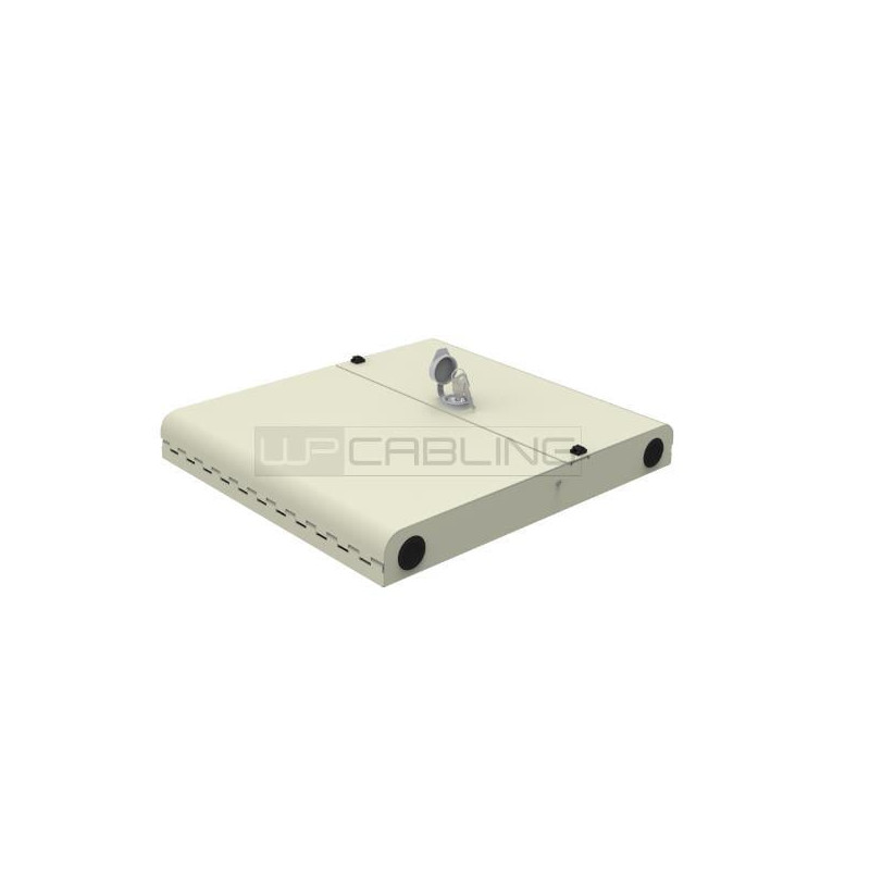 Box ottico ip50 da parete wp europe per 24fibre lcd grigio [wpc-fcb-i1112]