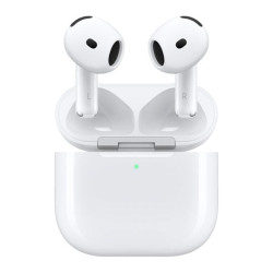 Auricolari apple airpods 4 con cancellazione attiva del rumore bianco