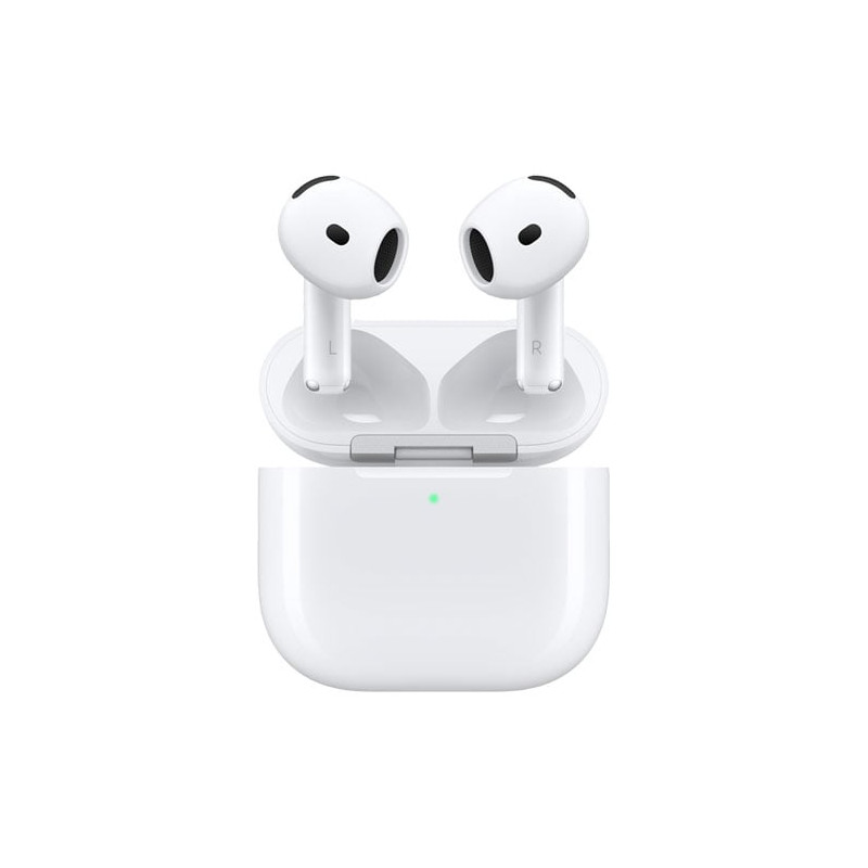 Auricolari apple airpods 4 con cancellazione attiva del rumore bianco